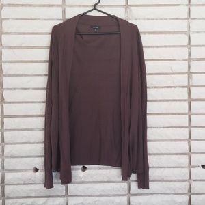 L Express Brown cardigan